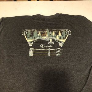 Mens XXL Burlebo grey long sleeve shirt